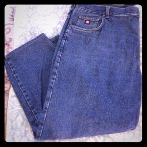 Polo R/L👖50x30 straight leg medium wash